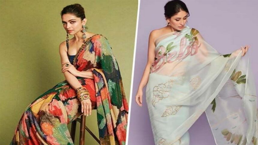 How long will the trend of hand painted sarees last, these actresses wear hand painted sarees